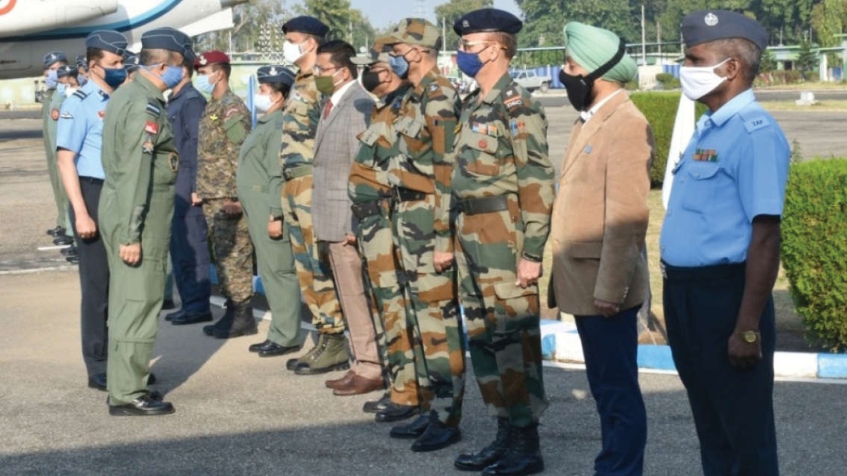 Western Air Command chief visits forward base in Jammu