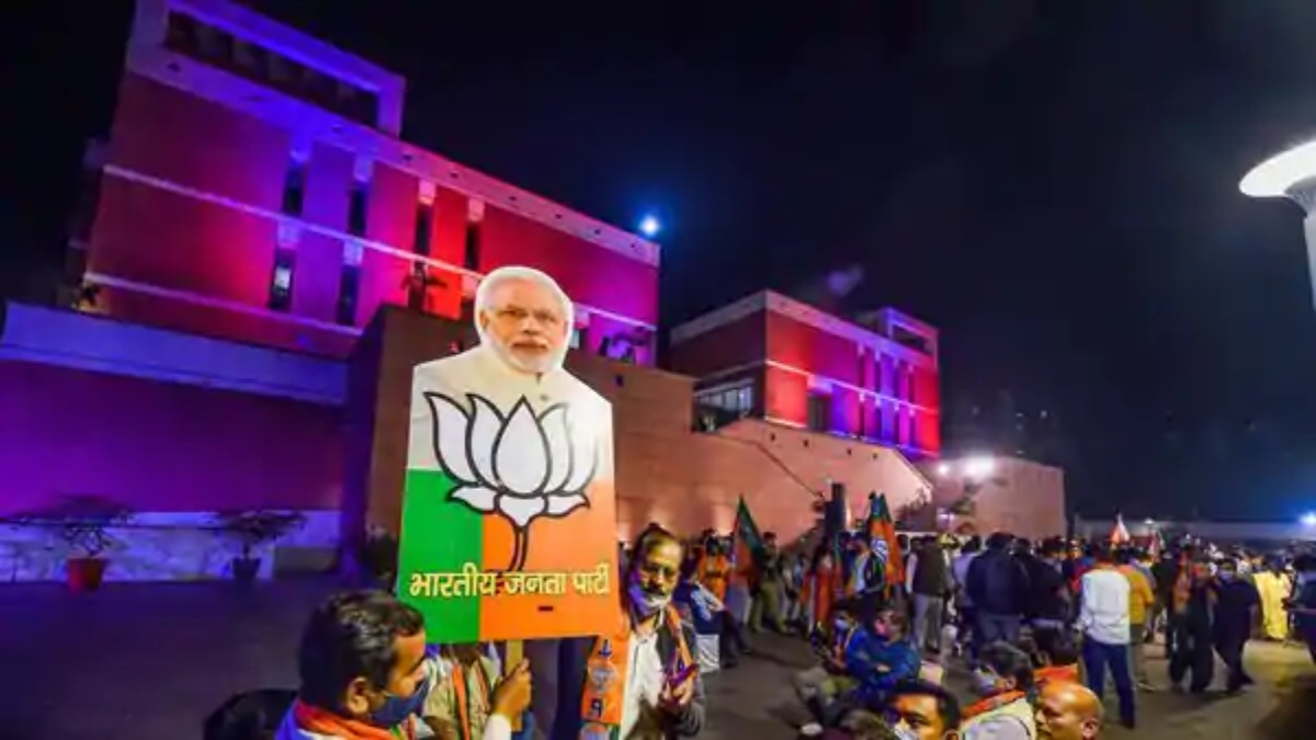 BJP PUTS UP A CREDIBLE PERFORMANCE