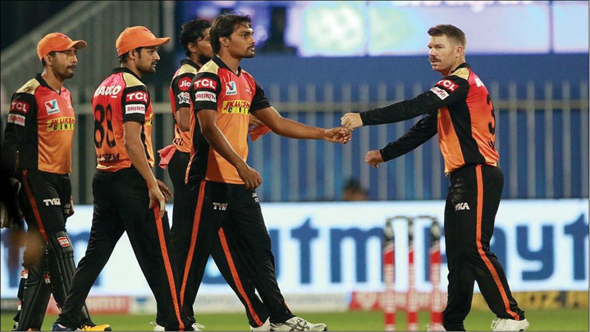 Hyderabad beat Mumbai Indians by 10 wickets to seal the playoff spot