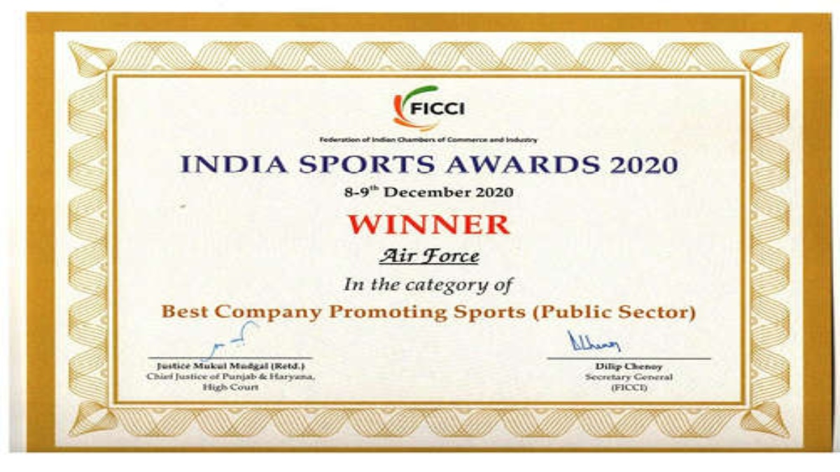 AFSCB ADJUDGED THE ‘BEST COMPANY’ PROMOTING SPORTS AT FICCI AWARDS