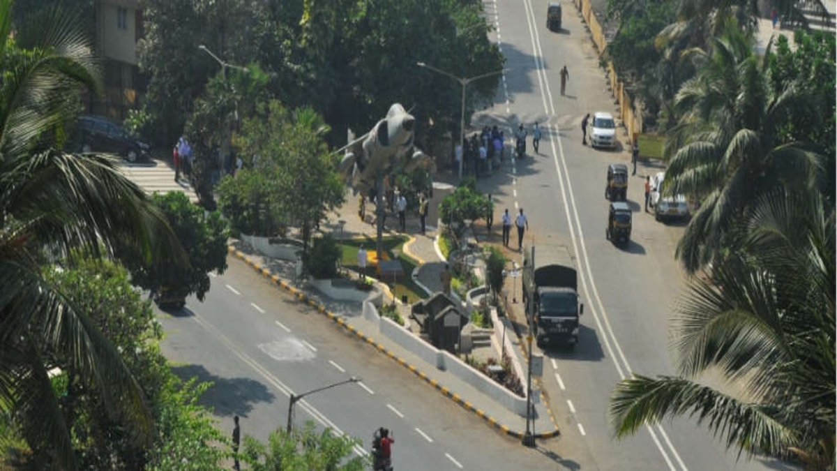 SEA HARRIER MONUMENT DEDICATED TO MUMBAI