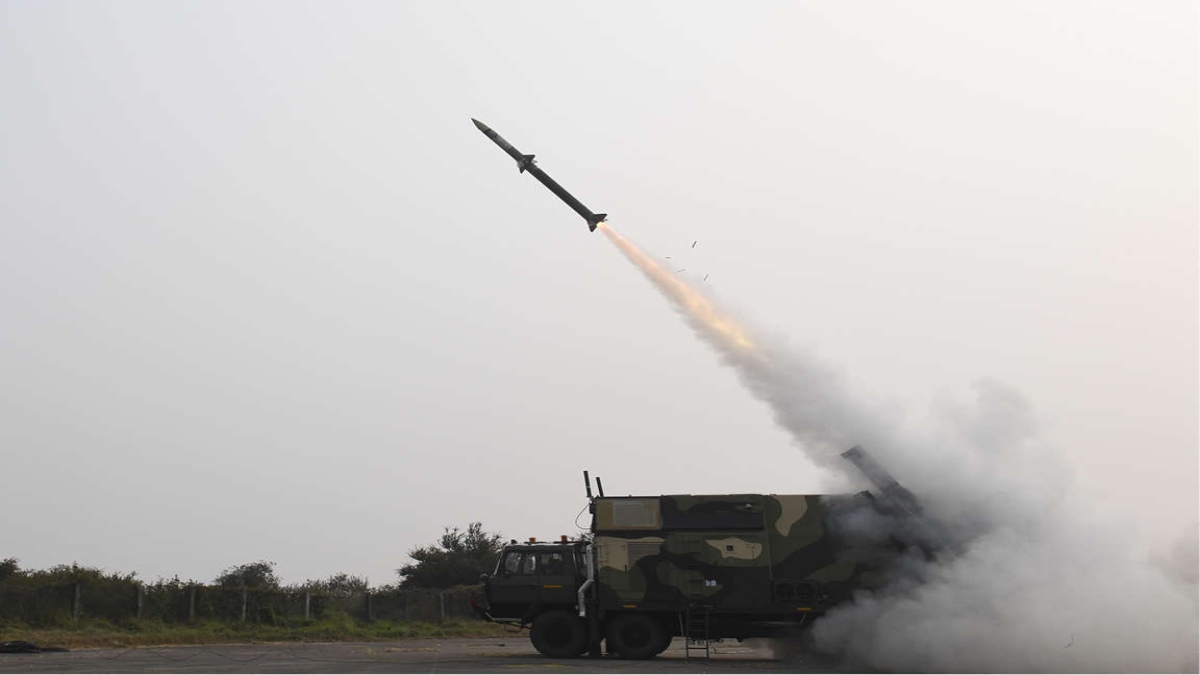 DRDO SUCCESSFULLY CONDUCTS MAIDEN TEST LAUNCH OF AKASH-NG MISSILE