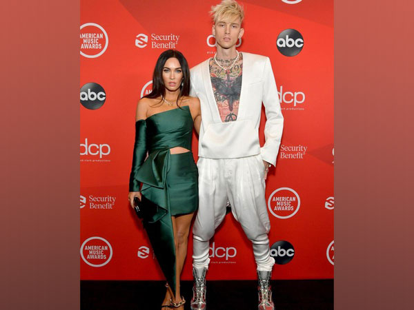 Machine Gun Kelly carries Megan Fox into crowded studio for ‘SNL’ taping