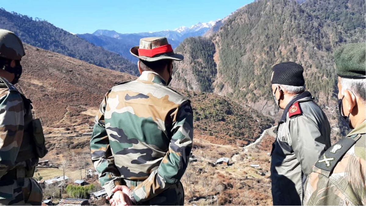 AMID LAC STANDOFF, CDS RAWAT VISITS FORWARD AREAS IN ARUNACHAL