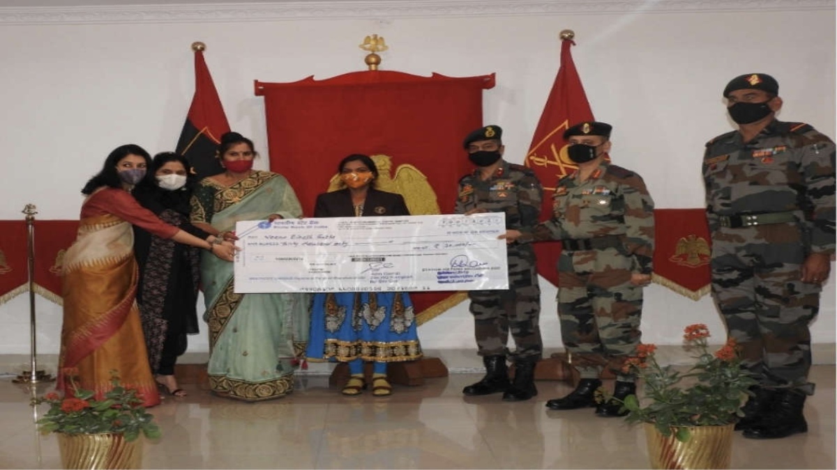 Armed forces felicitate veer naris on Army Day