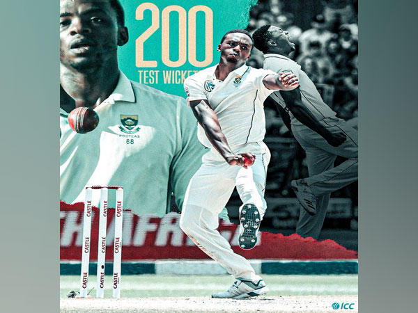 Rabada becomes third-fastest South Africa bowler to scalp 200 Test wickets