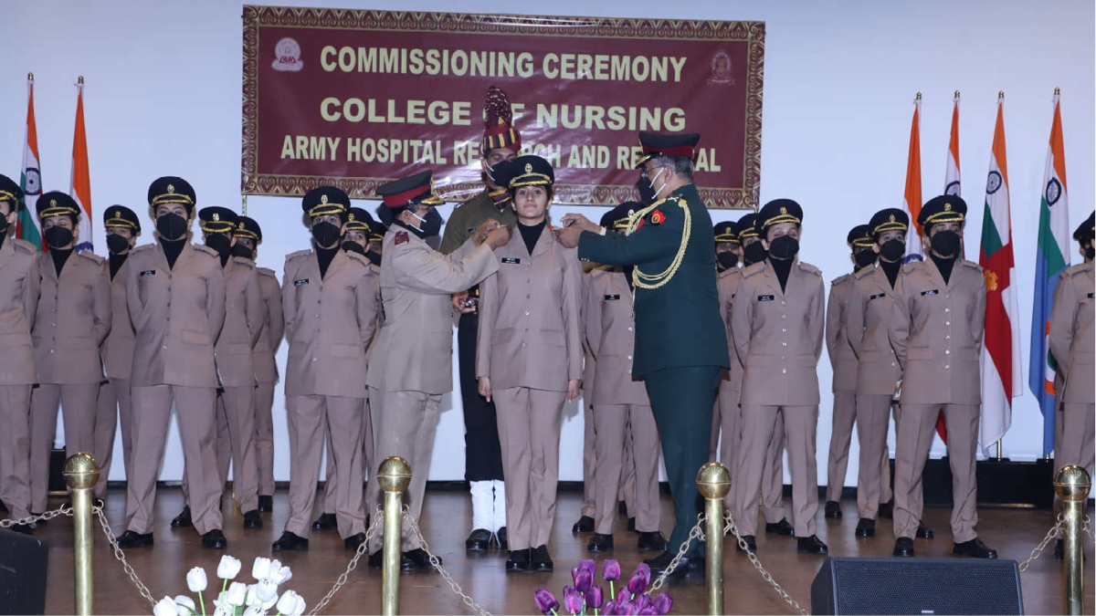 Commissioning Ceremony at Army Hospital Nursing College