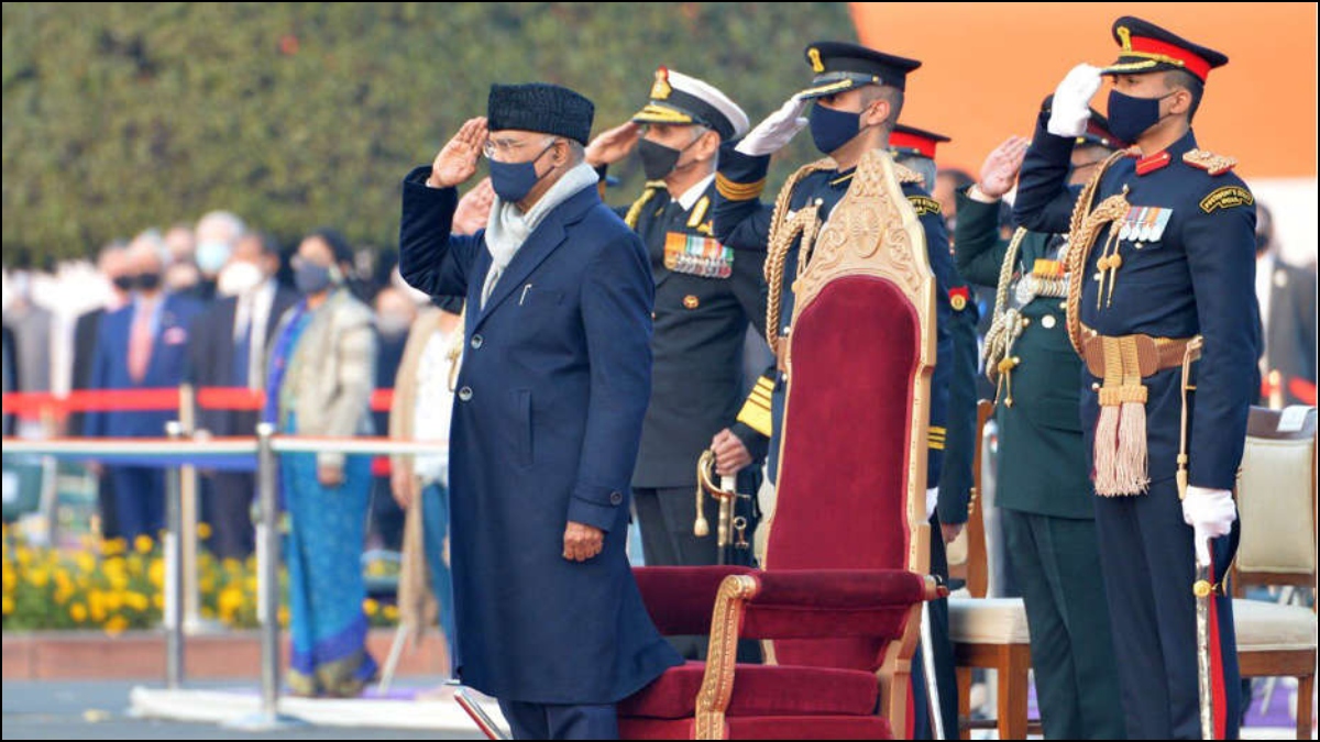 R-DAY CELEBRATIONS END WITH BEATING RETREAT 2021