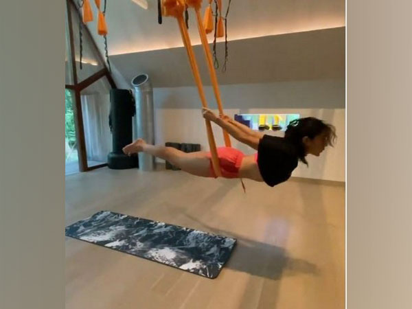 Sara Ali Khan channels weekend workout motivation with aerial yoga video