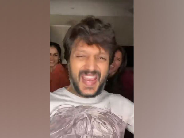 Riteish Deshmukh shares funny video from weekend party with friends featuring ‘It’s Raining Men’