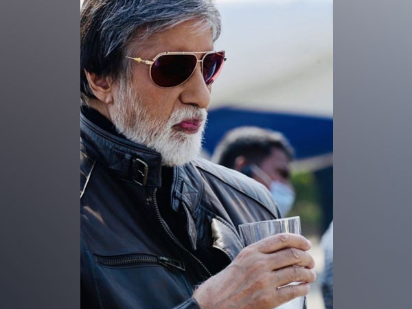 Amitabh Bachchan looks dapper, relishes lemonade on ‘MayDay’ sets