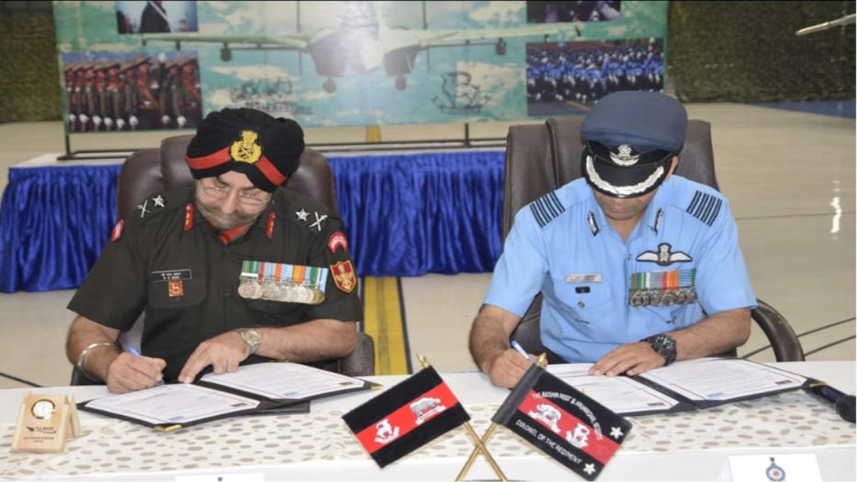 Affiliation of Assam Regiment & Arunachal Scouts with 106 Air Force Squadron