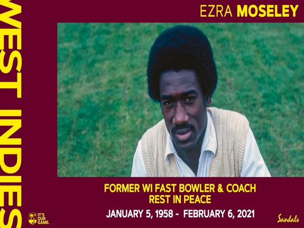 Former West Indies pacer Ezra Moseley passes away