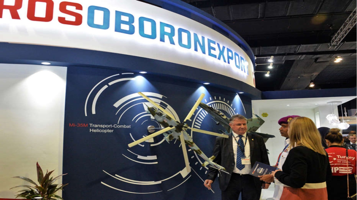 ROSOBORONEXPORT HOLDS A DISPLAY OF RUSSIAN INDUSTRIAL ENTERPRISES