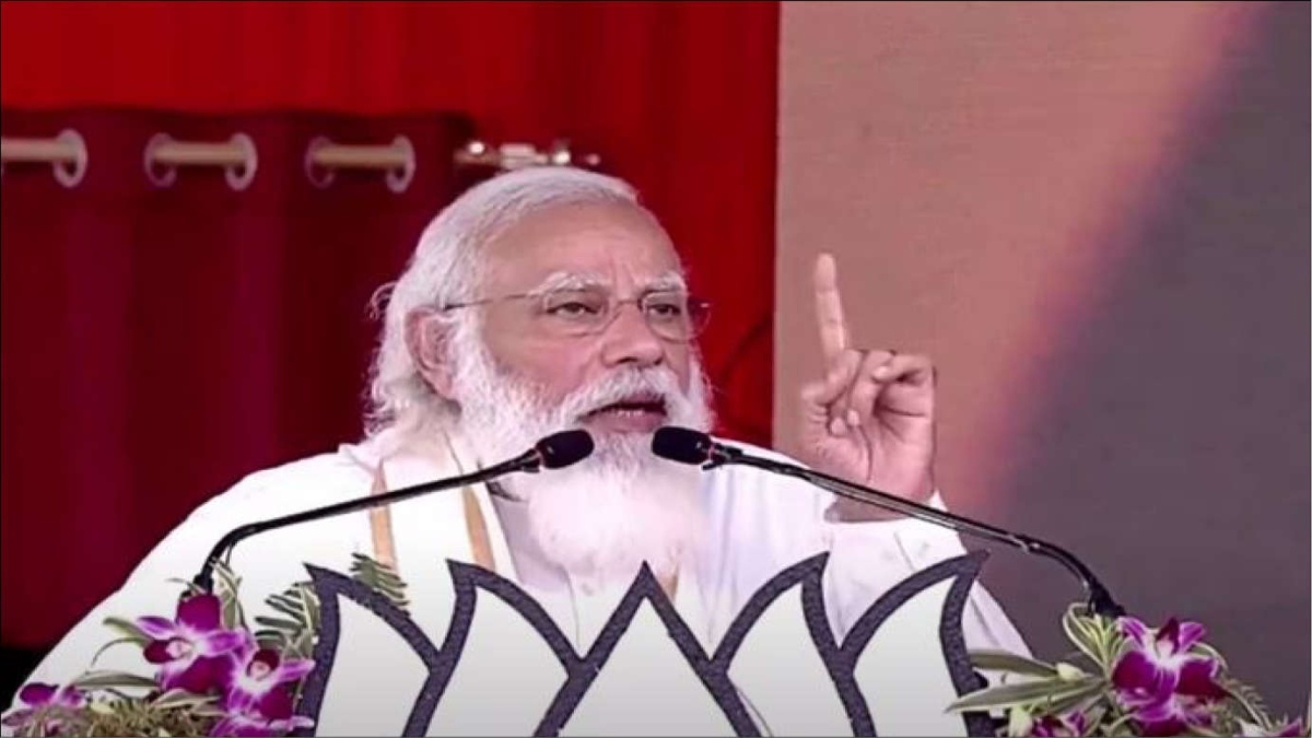 PM Modi bats for ‘asol paribartan’ in Bengal