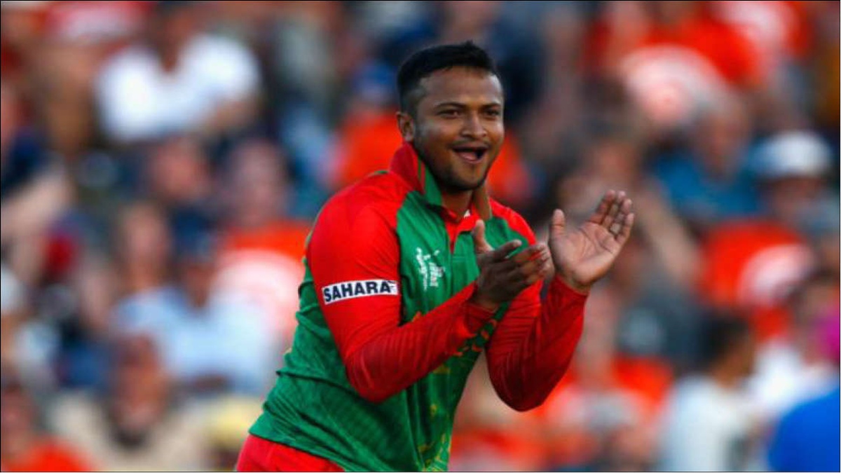 SHAKIB AL HASAN RULED OUT OF 2ND TEST AGAINST WINDIES