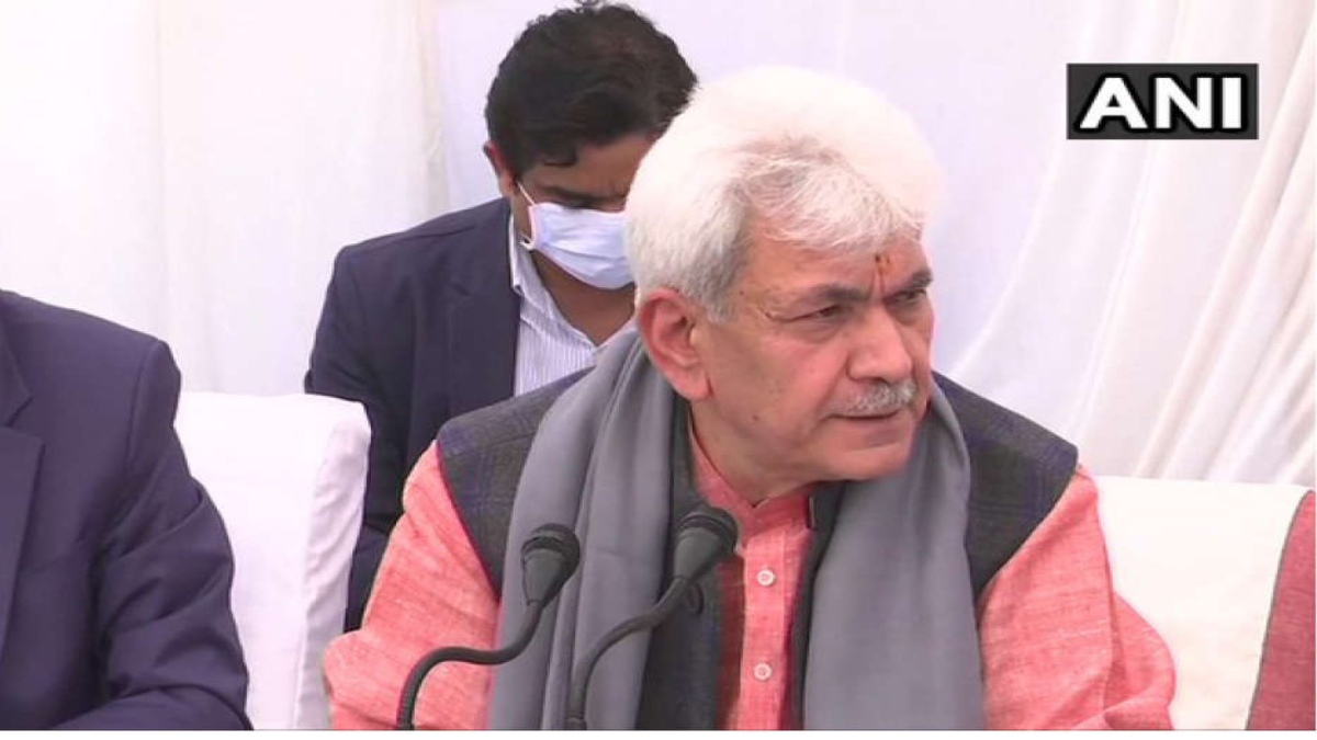 J&K LG MANOJ SINHA BATS FOR COMPLETE COOPERATION WITH DELIMITATION COMMISSION FOR EARLY ASSEMBLY POLLS