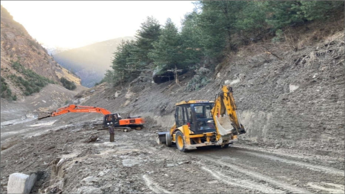 BRO working on a 200-ft bailey bridge in deluge-affected Chamoli