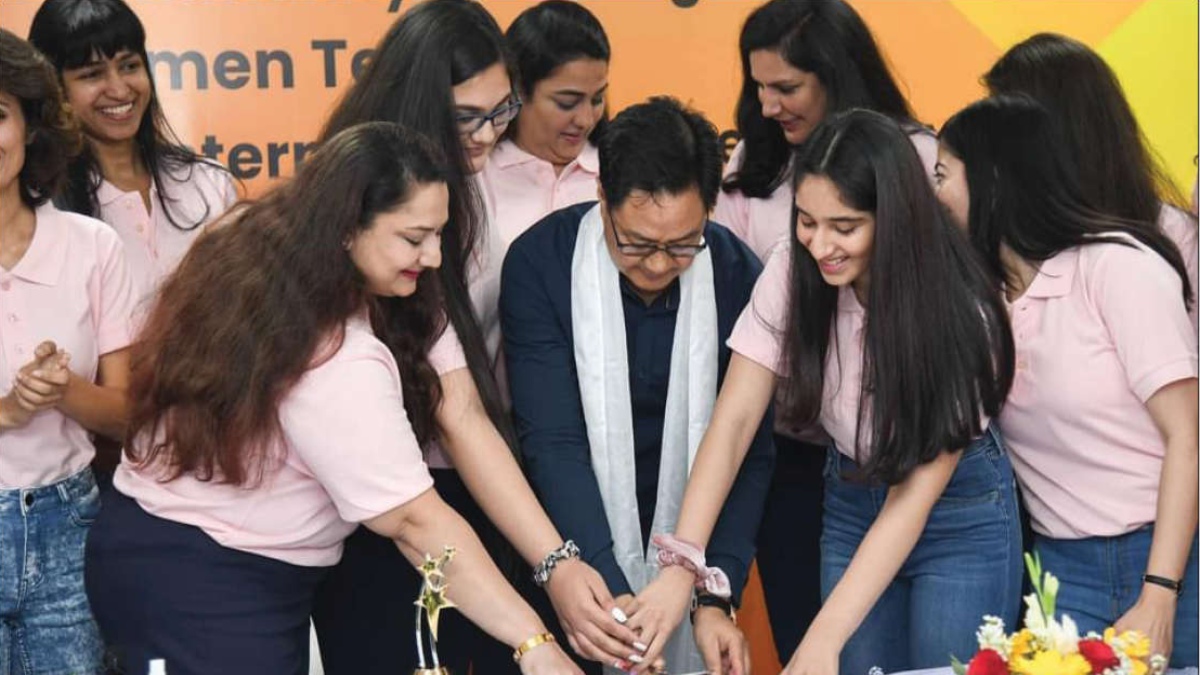 RIJIJU FELICITATES GIRLS PURSUING MOTORSPORTS