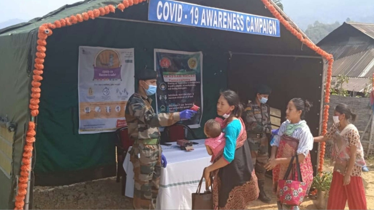 ASSAM RIFLES ORGANISES WELLNESS CAMP FOR THE PEOPLE OF TAMENGLONG