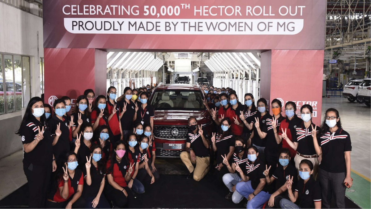 A CAR MADE ENTIRELY BY WOMEN: MG MOTOR LEADS THE WAY