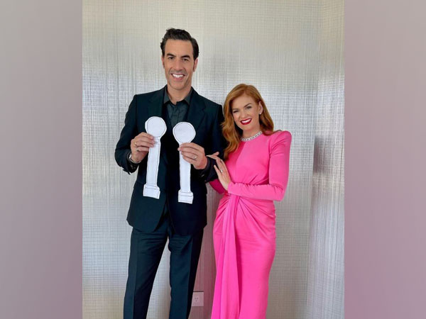 Sacha Baron Cohen’s wife Isla Fisher elated on husband’s Golden Globe wins