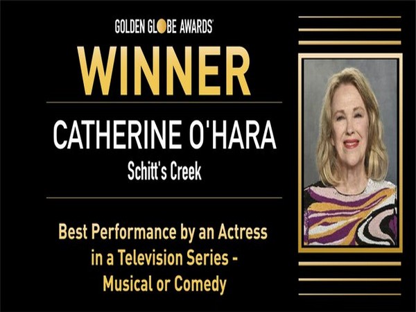 After Emmy, Catherine O’Hara takes home Golden Globe for ‘Schitt’s Creek’