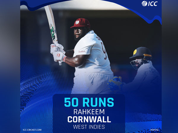 WI vs SL, 1st Test: Cornwall’s fifty helps hosts gain 99-run lead on day 2