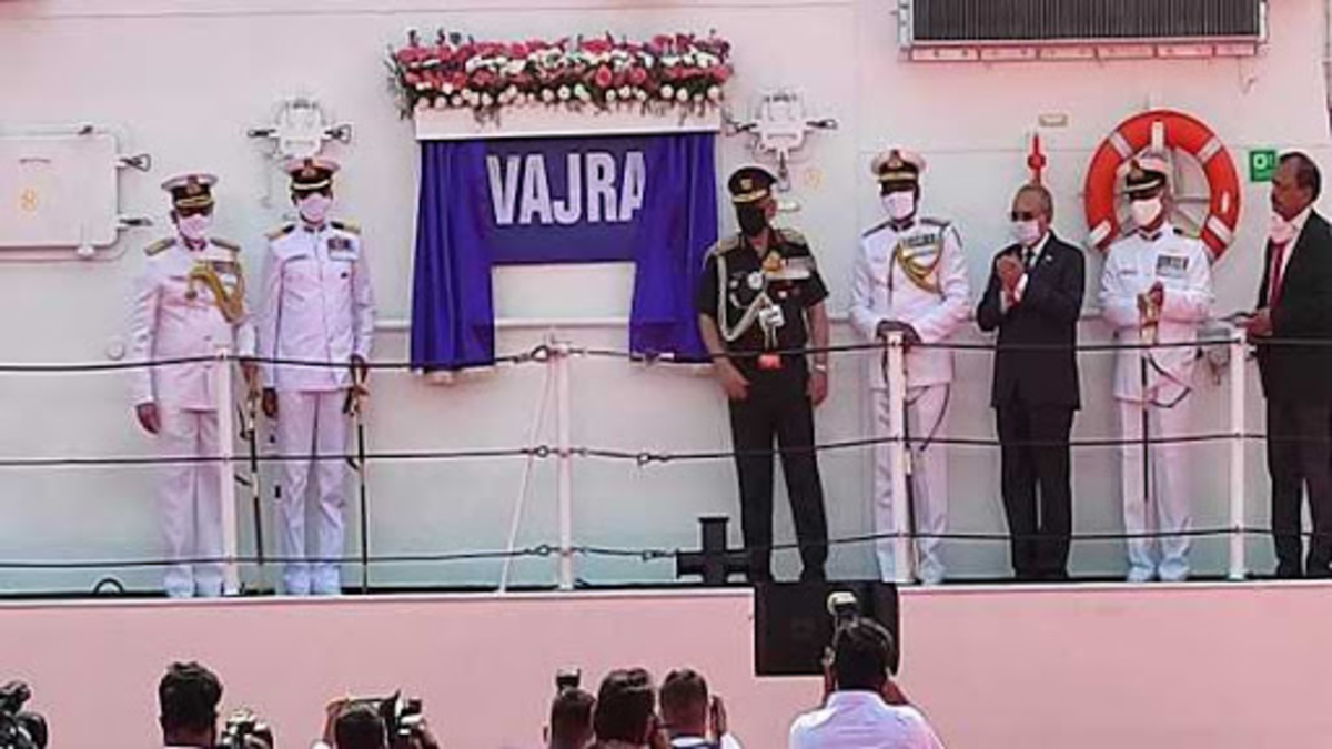 Indian Coast Guard’s Vajra gets commissioned