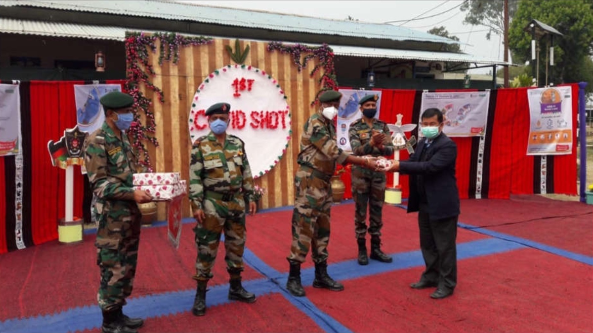 Assam Rifles honours Covid-19 warriors on Sammaan Diwas