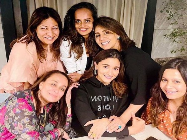 Alia Bhatt poses with ‘most important women’ of her life