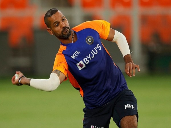 Ind vs Eng: Dhawan sweats it out in training ahead of first T20I