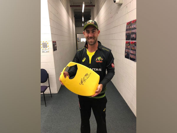 Seat broken by Glenn Maxwell’s six to be auctioned for charity