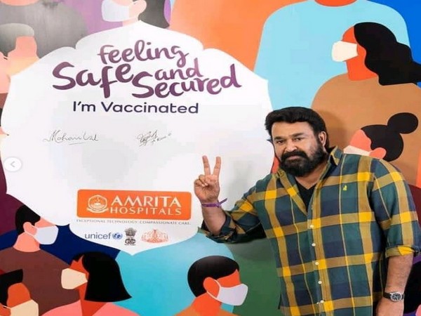 South superstar Mohanlal receives first shot of COVID-19 vaccine