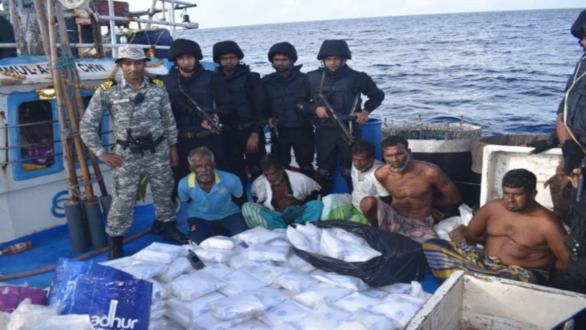 INDIAN NAVY SEIZES NARCOTICS WORTH RS 3,000 CRORE