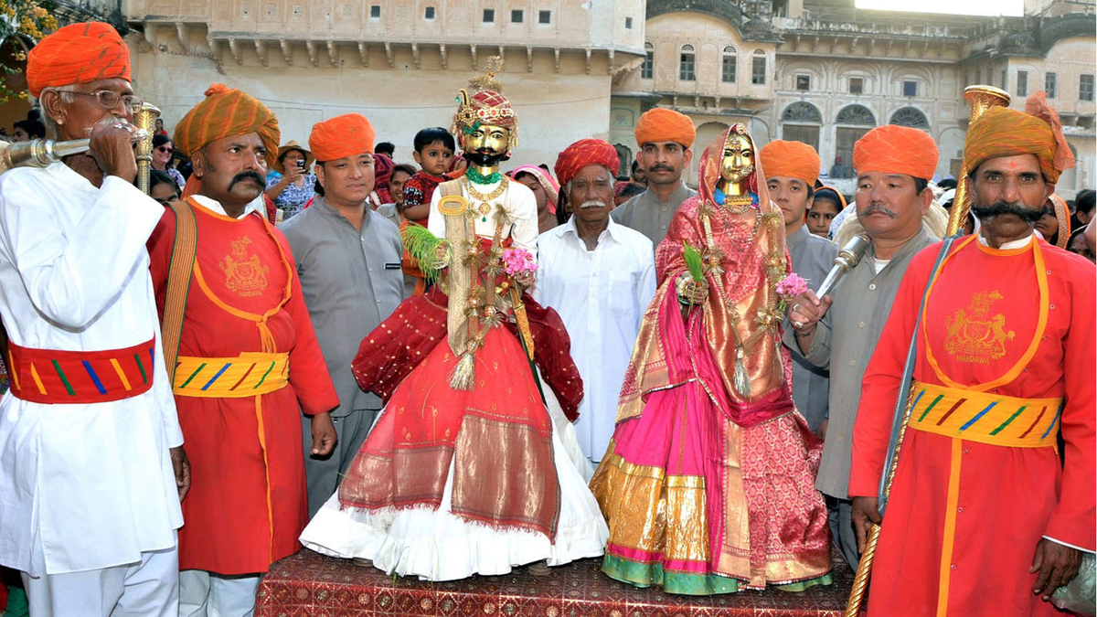 CELEBRATING THE FESTIVAL OF GANGAUR