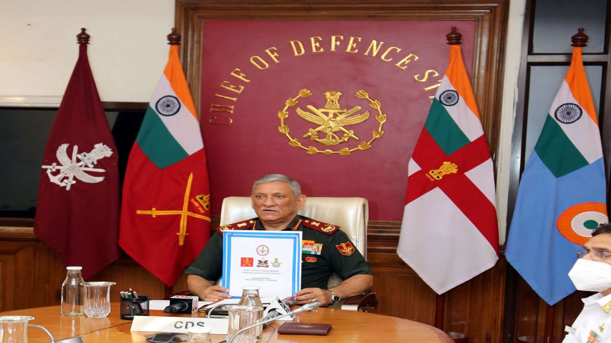 CDS GENERAL BIPIN RAWAT OPERATIONALISES JOINT LOGISTICS NODE IN MUMBAI