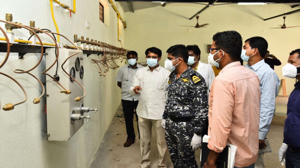 INDIAN NAVY AND ANDHRA UNDERTAKE REPAIRS & AUDIT OF OXYGEN SYSTEMS