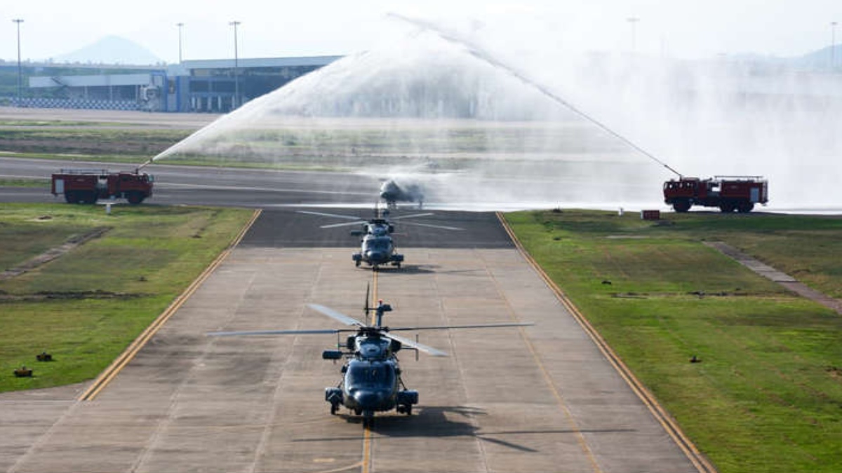 ADVANCED LIGHT HELICOPTERS INDUCTED AT INS DEGA