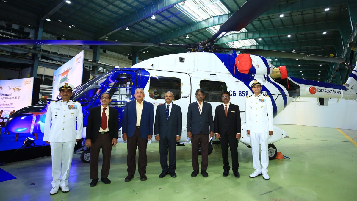 INDIAN COAST GUARD ADDS TEETH TO ITS AVIATION ARM