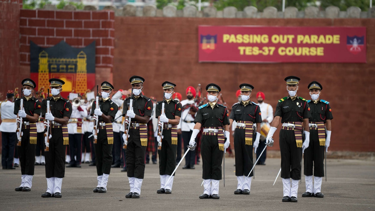 PASSING OUT PARADE OF TES-37 COURSE HELD AT COLLEGE OF MILITARY ENGINEERING