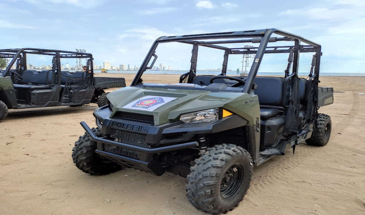 Mumbai Police gets 10 Polaris all-terrain vehicles for beach patrol in corona times