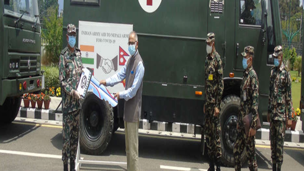 INDIAN‌ ‌ARMY‌ ‌HANDS‌ ‌OVER‌ ‌MEDICAL‌ ‌EQUIPMENT‌ ‌TO‌ ‌NEPALI‌ ‌ARMY‌ ‌