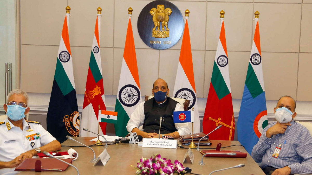 AT ASEAN DEFENCE MINISTERS’ MEETING, RAJNATH SINGH CALLS FOR AN OPEN AND INCLUSIVE ORDER IN INDO-PACIFIC