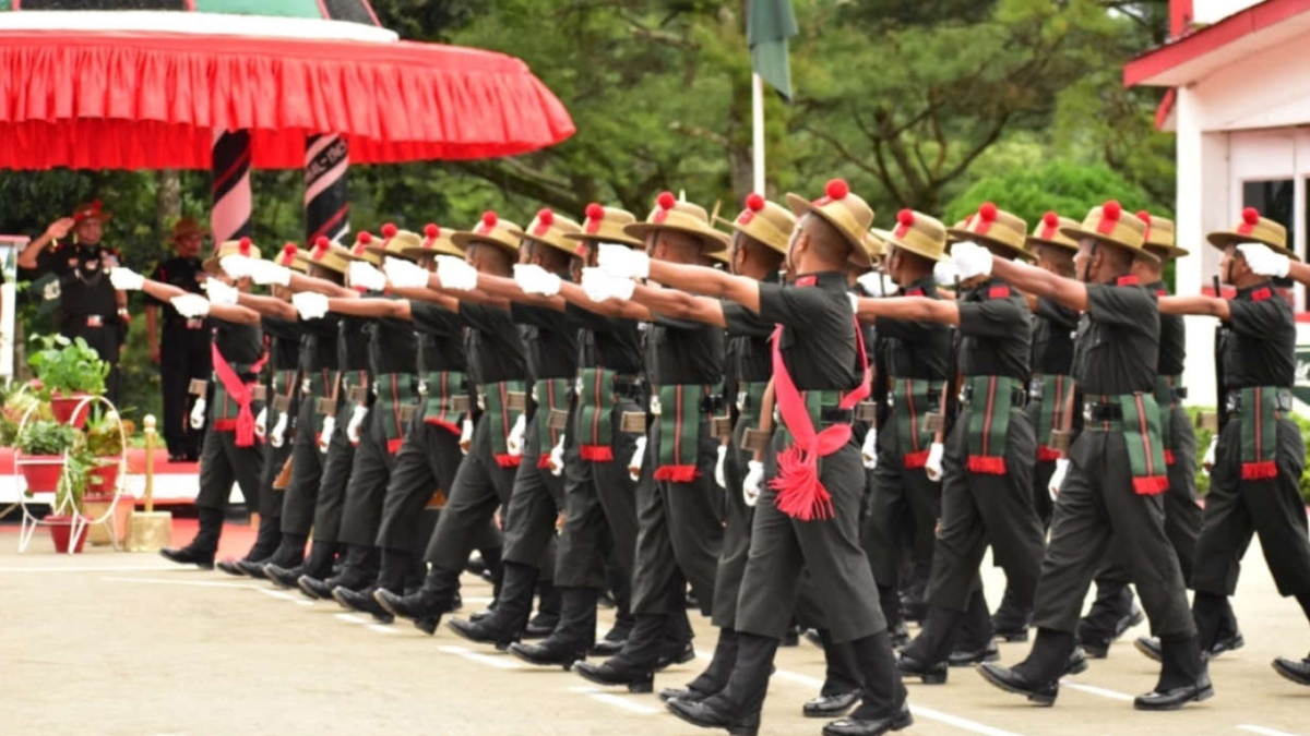 190 RECRUITS PASS OUT FROM AT 58 GORKHA TRAINING CENTRE