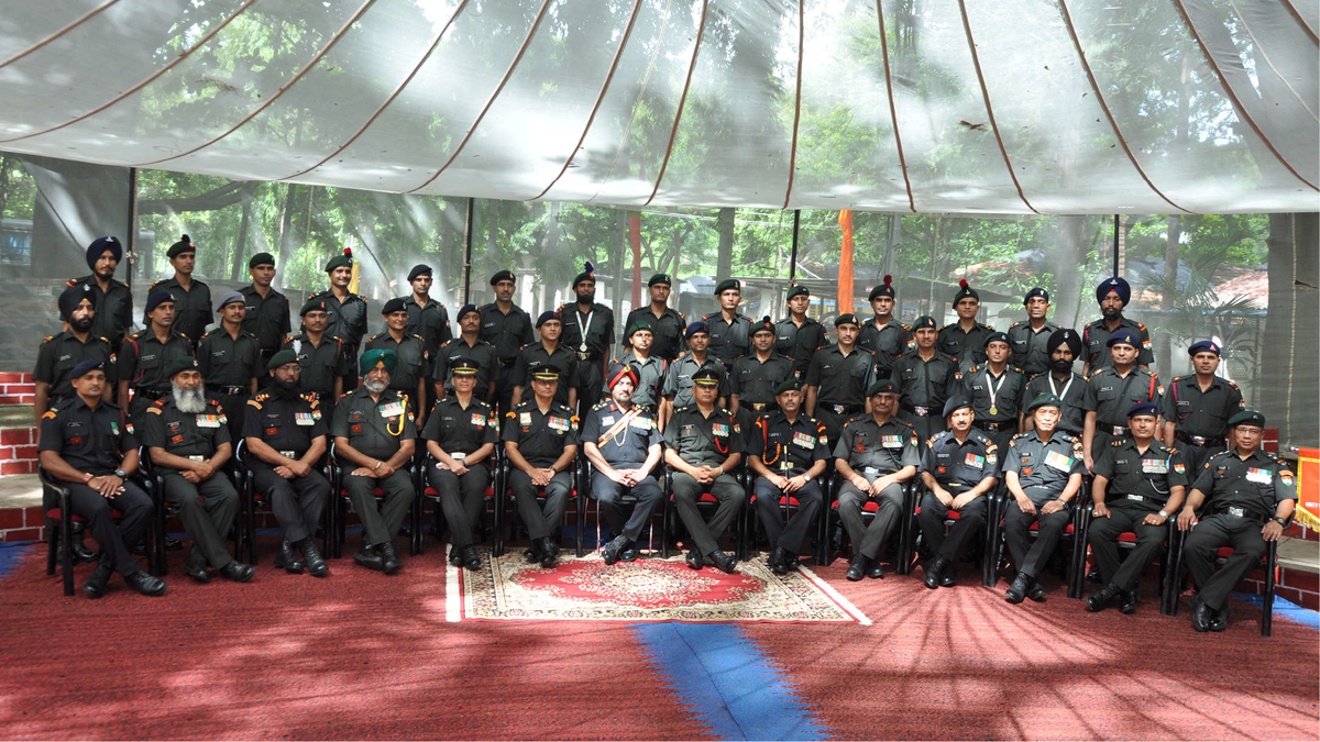 PASSING OUT PARADE OF RECRUIT RELIGIOUS TEACHERS AND COMMISSIONING AS JCOS HELD AT INI PUNE