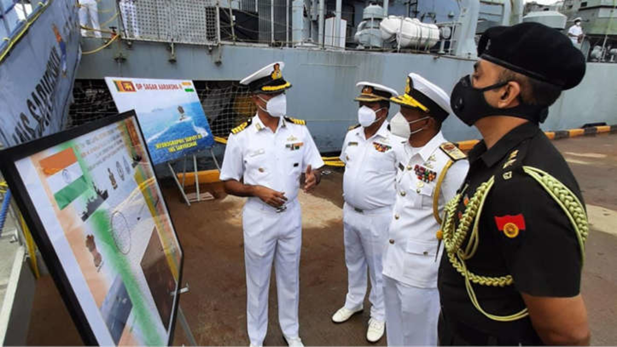 INS SARVEKSHAK DEPARTS COLOMBO ON COMPLETION OF SURVEY ASSISTANCE