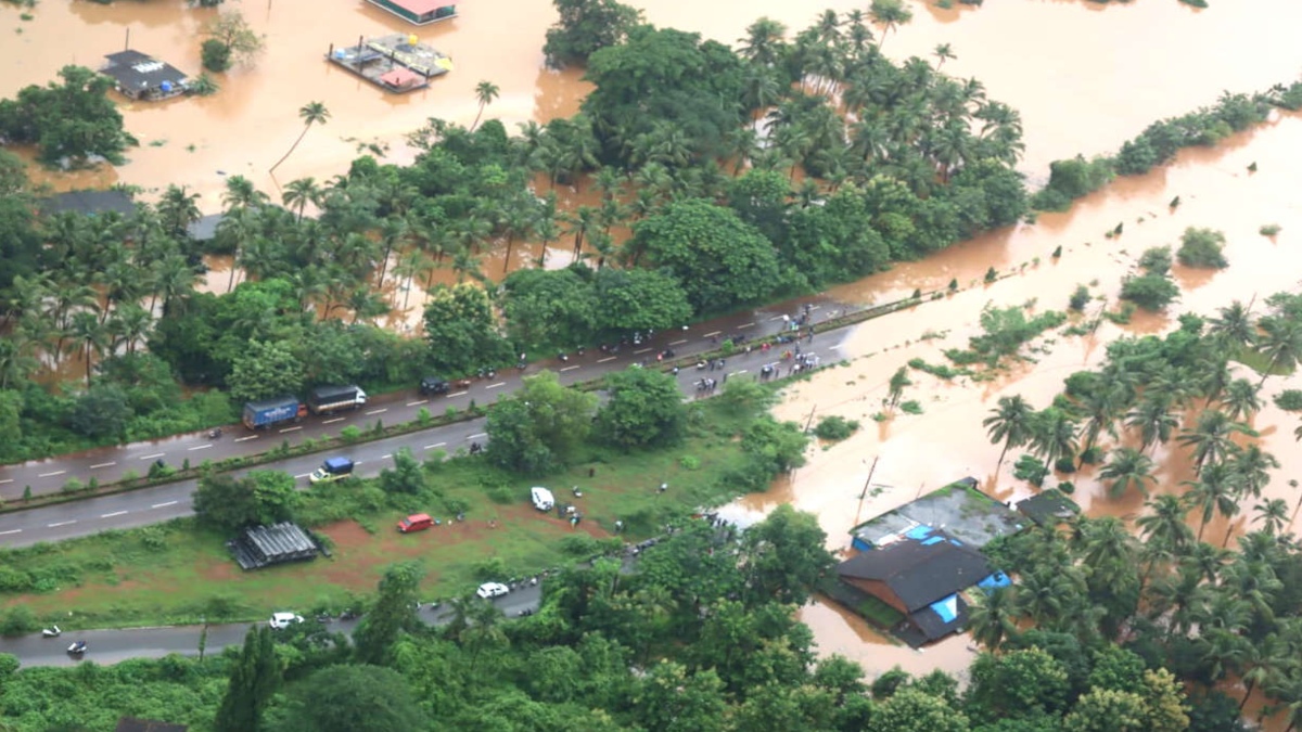 COAST GUARD CARRIES OUT RESCUE AND RELIEF OPERATIONS AMID HEAVY RAINFALL AND FLOODS