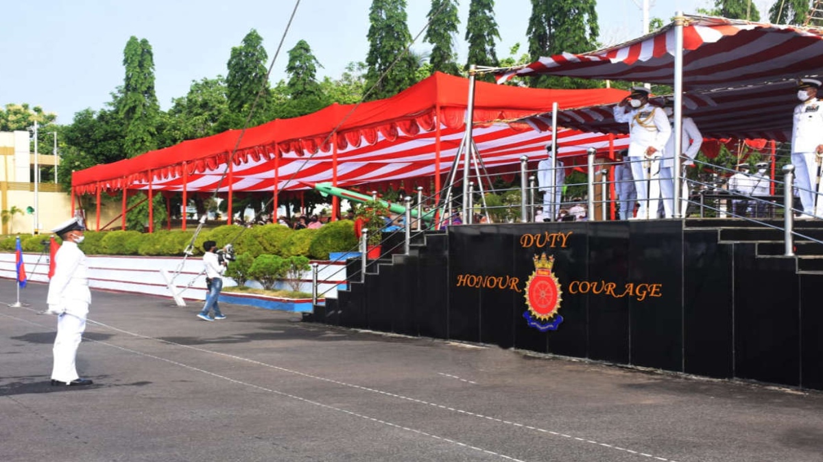 PASSING OUT PARADE CEREMONY HELD AT INS CHILKA