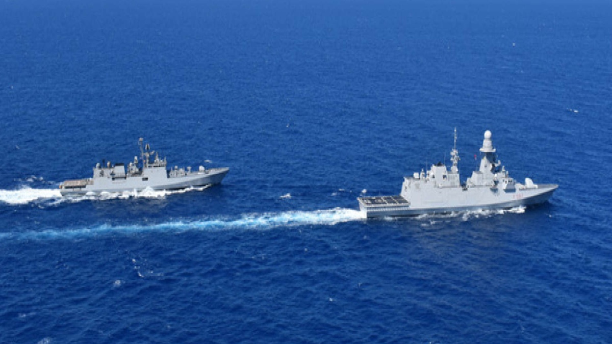 INS TABAR UNDERTAKES MARITIME PARTNERSHIP EXERCISE WITH ITALIAN, SPANISH & EGYPTIAN NAVIES